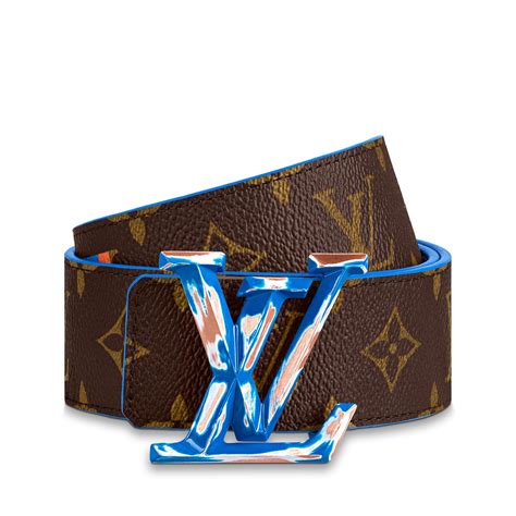 Men's Lv Pyramide Cities Exclusive 40MM Reversible Belt